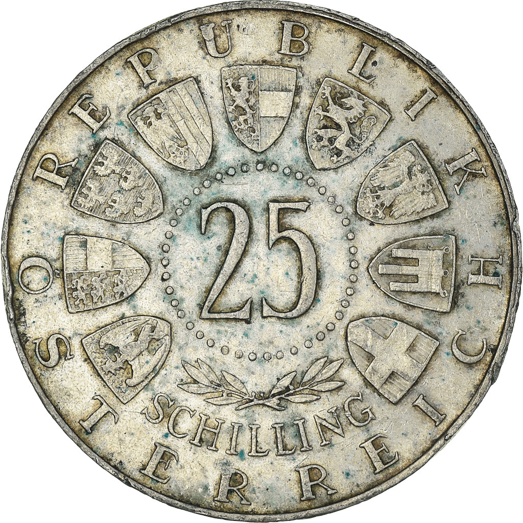 Monnaie, Autriche, 25 Schilling, 1957, TTB, Argent, KM:2883