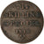 Noruega, Carl XIV Johan, Skilling, 1819, Cobre, MBC, KM:597