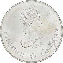 Moneta, Canada, Elizabeth II, 5 Dollars, 1974, Royal Canadian Mint, Ottawa