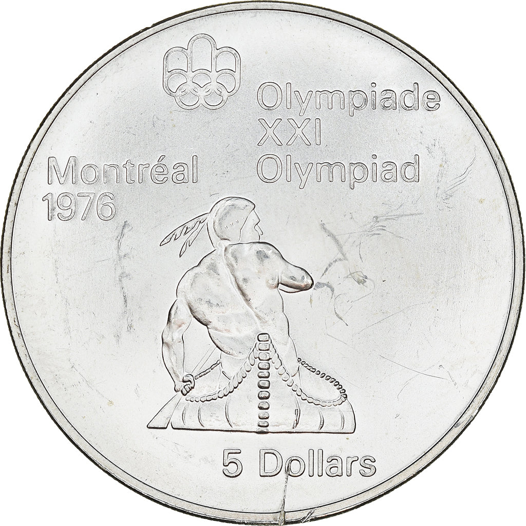 Coin, Canada, Elizabeth II, 5 Dollars, 1974, Royal Canadian Mint, Ottawa