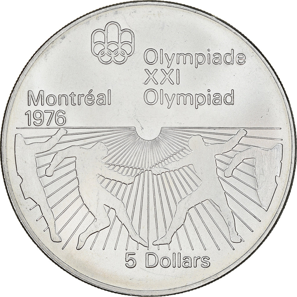 Coin, Canada, Elizabeth II, 5 Dollars, 1976, Royal Canadian Mint, Ottawa