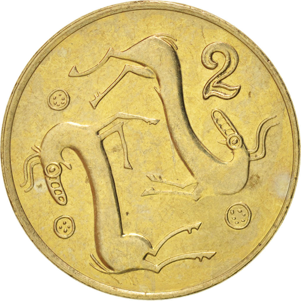 Moneta, Cipro, 2 Cents, 1994, SPL, Nichel-ottone, KM:54.3