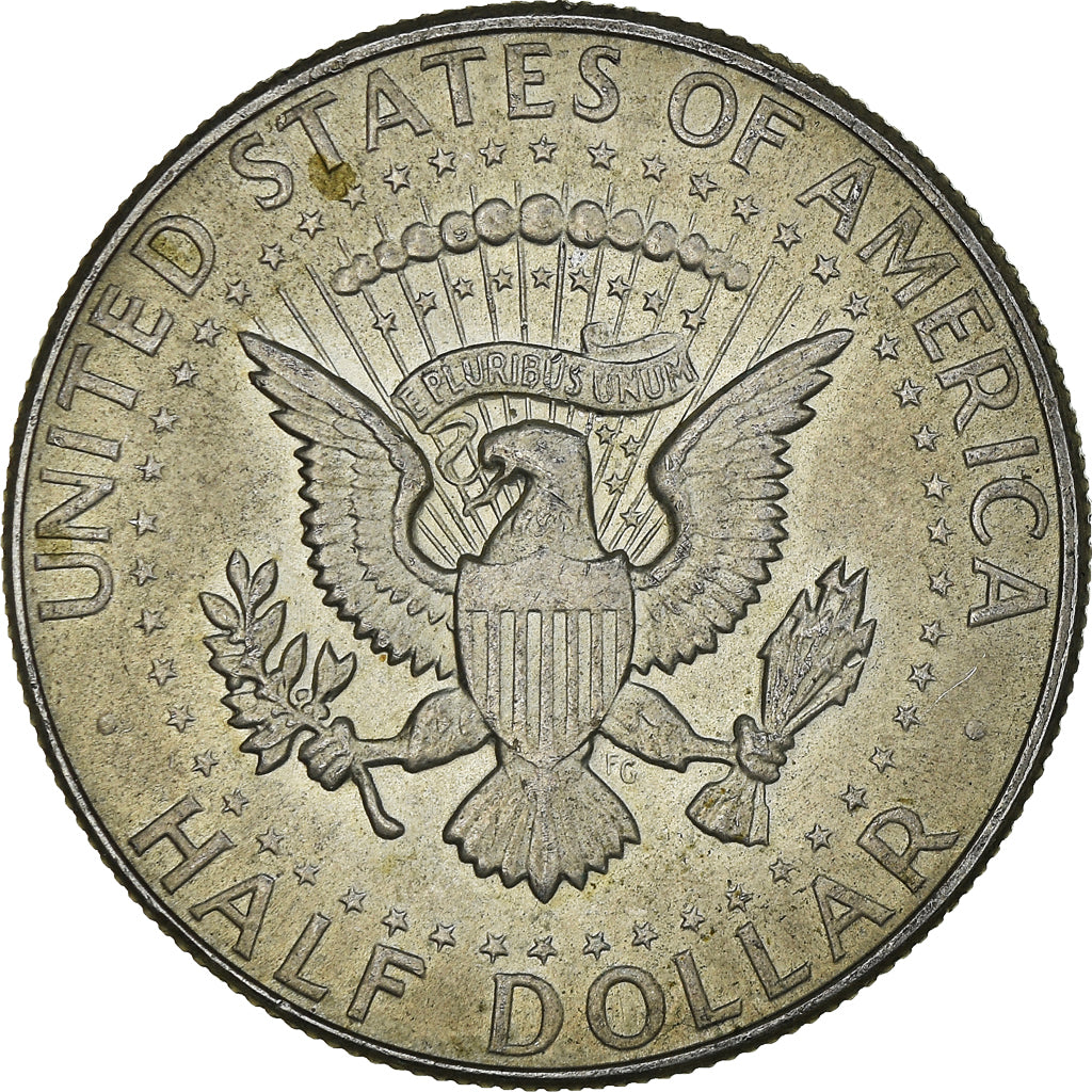 Moeda, Estados Unidos da América, Kennedy Half Dollar, Half Dollar, 1967