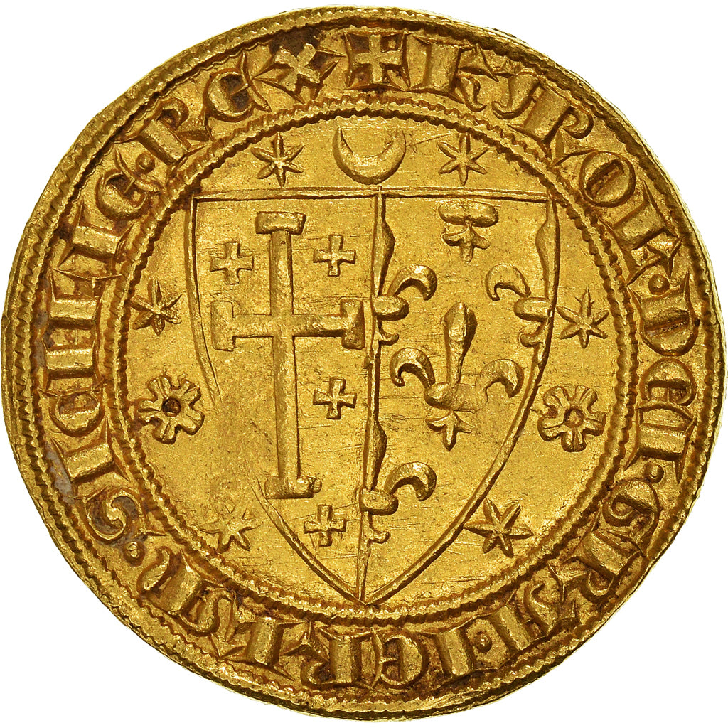 Kingdom of the Two Sicilies, Charles Ier d'Anjou, Salut d'or, 1266-1278, Naples