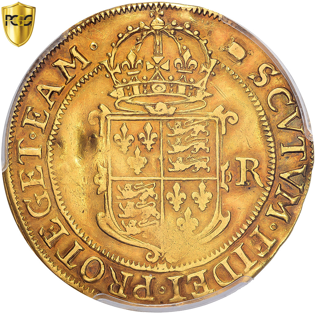 Groot Bretagne, Elizabeth, Pound, 1592-1595, London, Goud, PCGS, XF Details