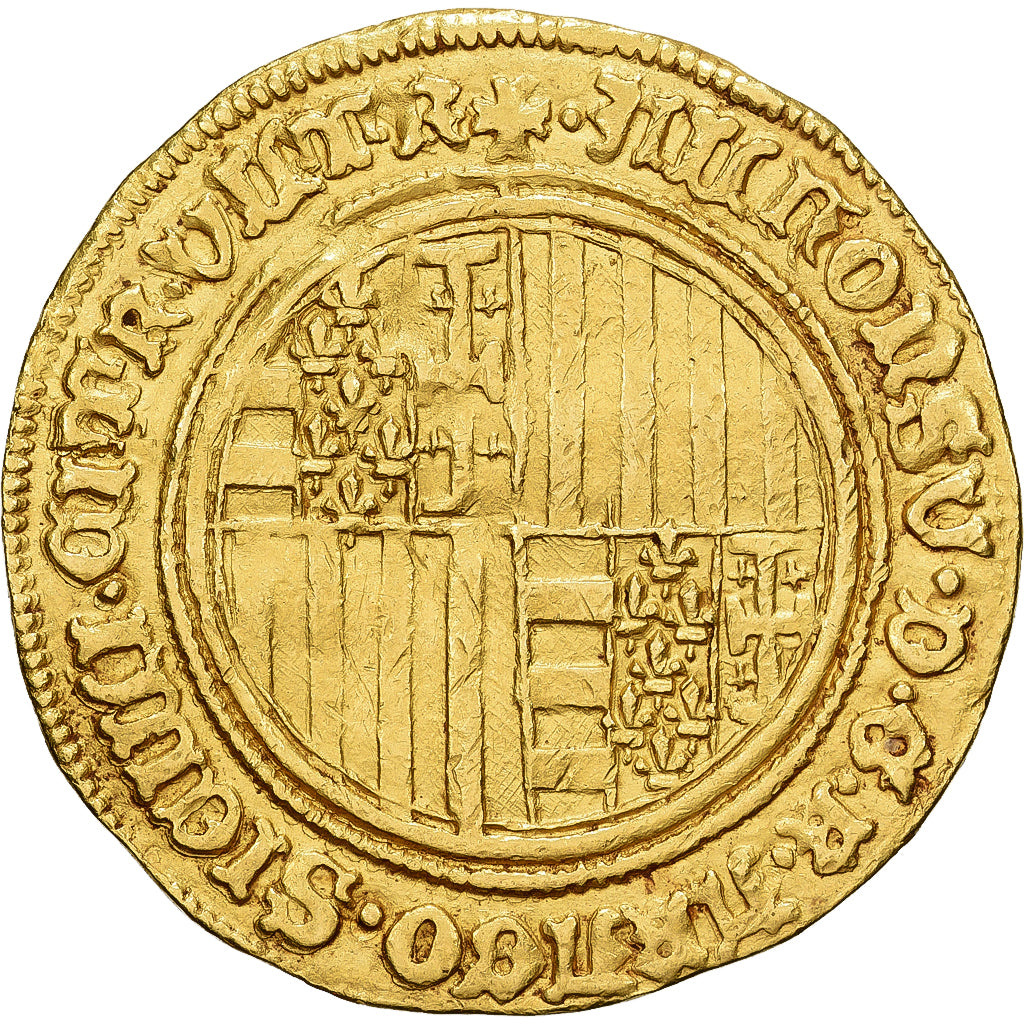 Royaume de Naples, Alphonse le Magnanime, Ducato e mezzo, 1442-1458, Naples
