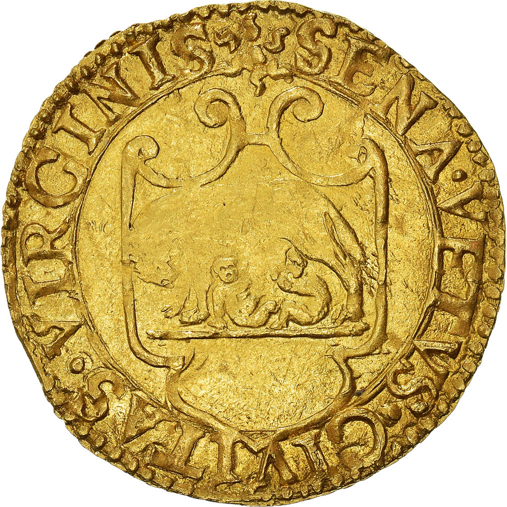 Republic of Siena, Scudo d'Oro, ca. 1536, Siena, Goud, ZF+
