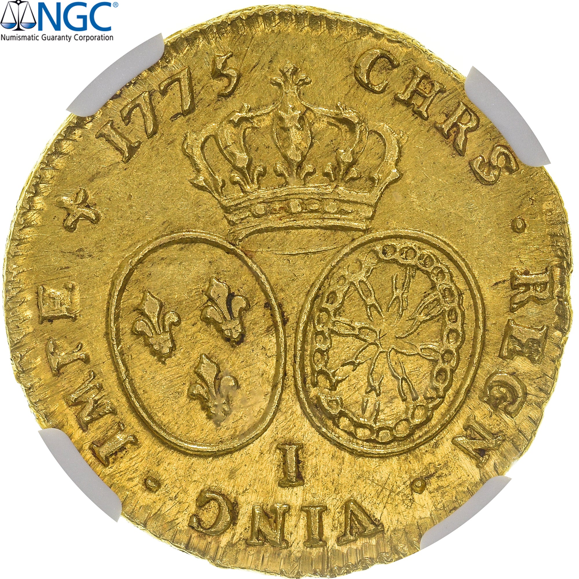 France, Louis XVI, Double louis d'or au buste habillé, 1775, Limoges, Or, NGC