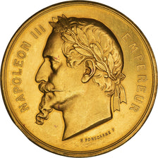Francia, medalla, Napoléon III, Exposition universelle de Paris, 1867, EBC, Oro