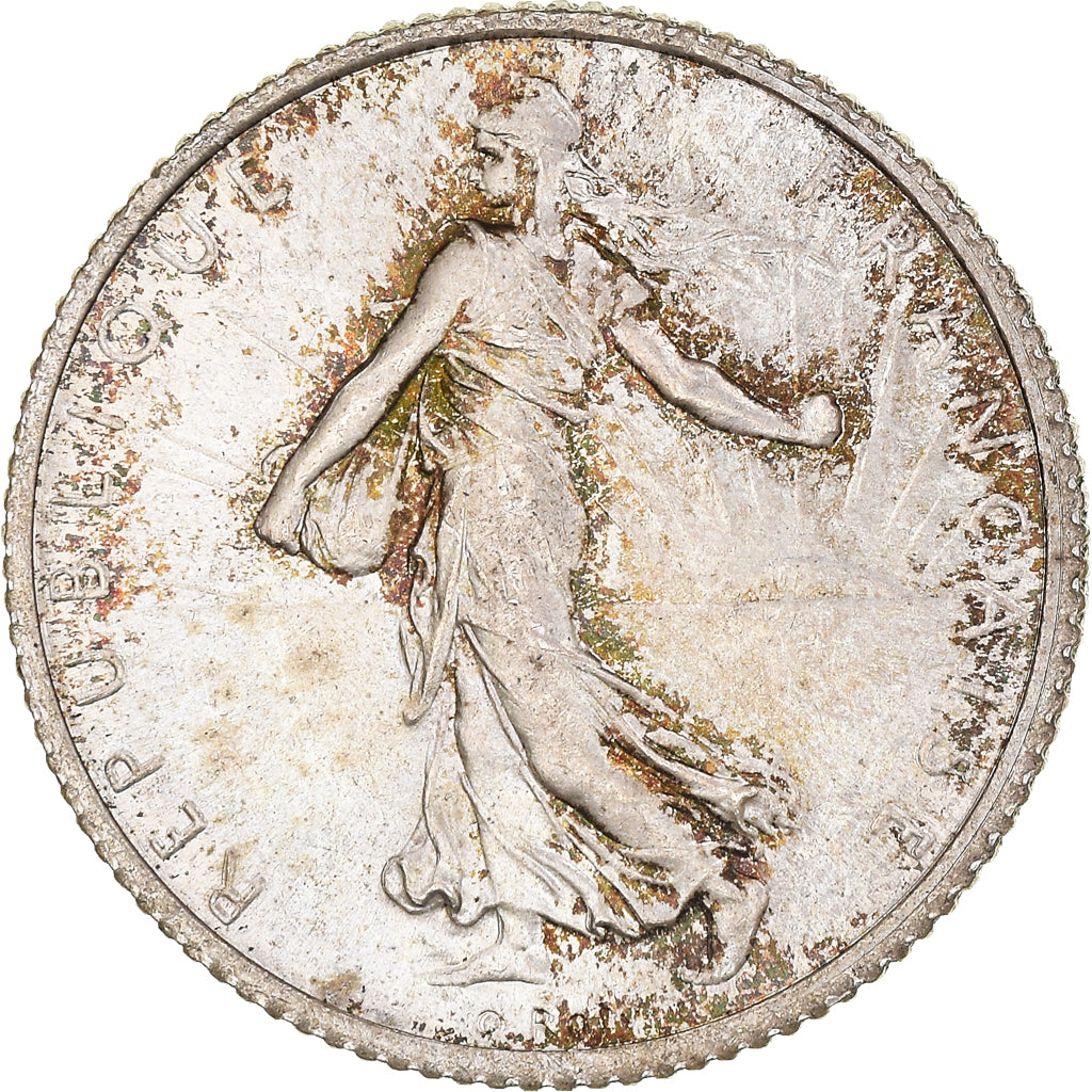 Moneta, Francia, Semeuse, Franc, 1920, Paris, SPL-, Argento, KM:844.1