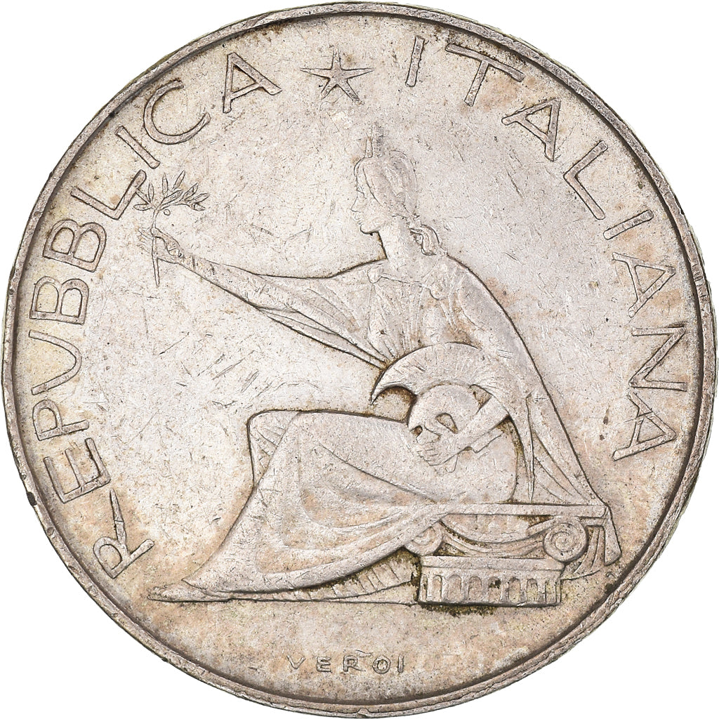 Moneta, Włochy, 500 Lire, 1961, Rome, MS(60-62), Srebro, KM:99
