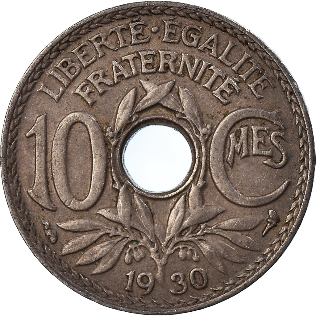 Moneda, Francia, 10 Centimes, 1930