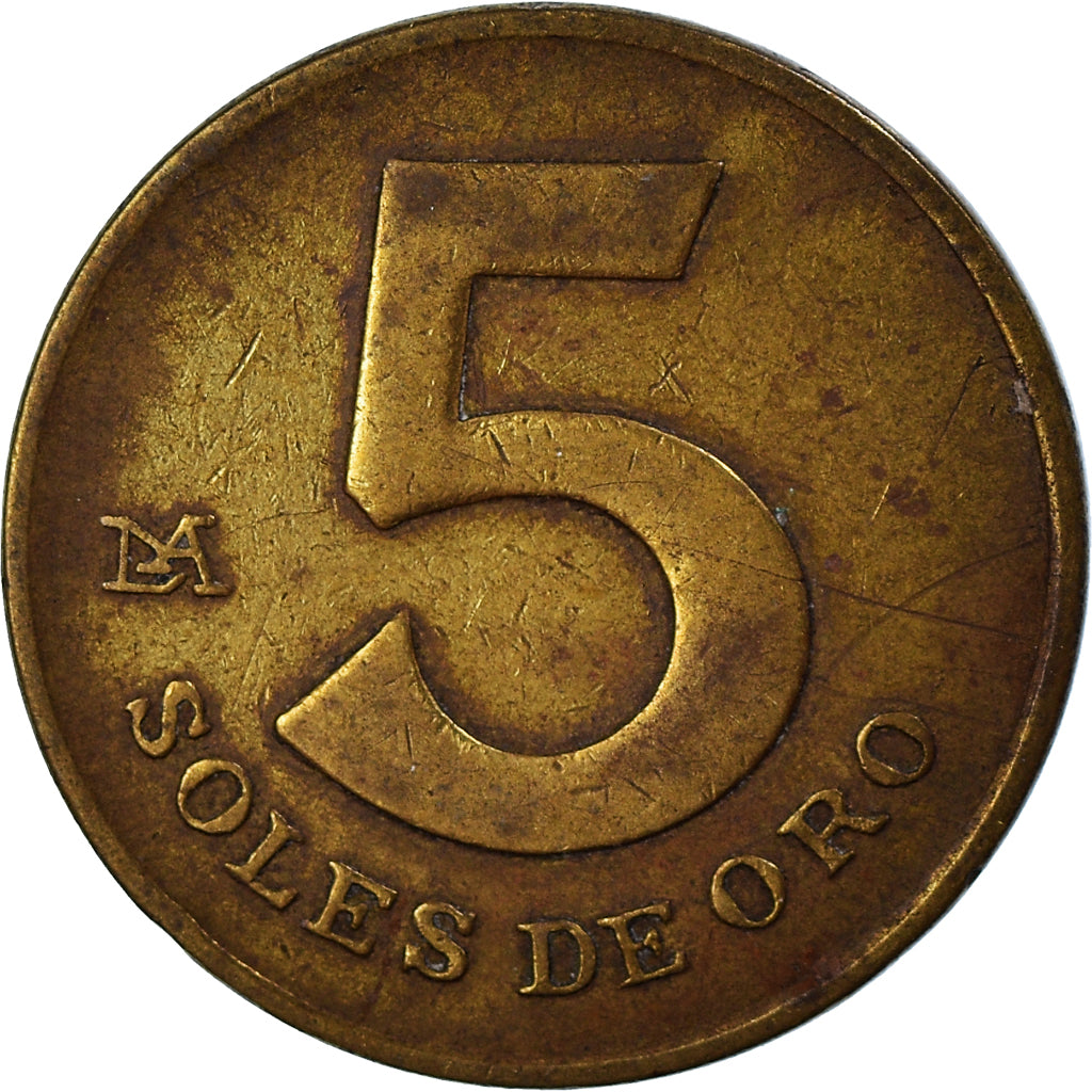 Moneda, Perú, 5 Soles, 1978