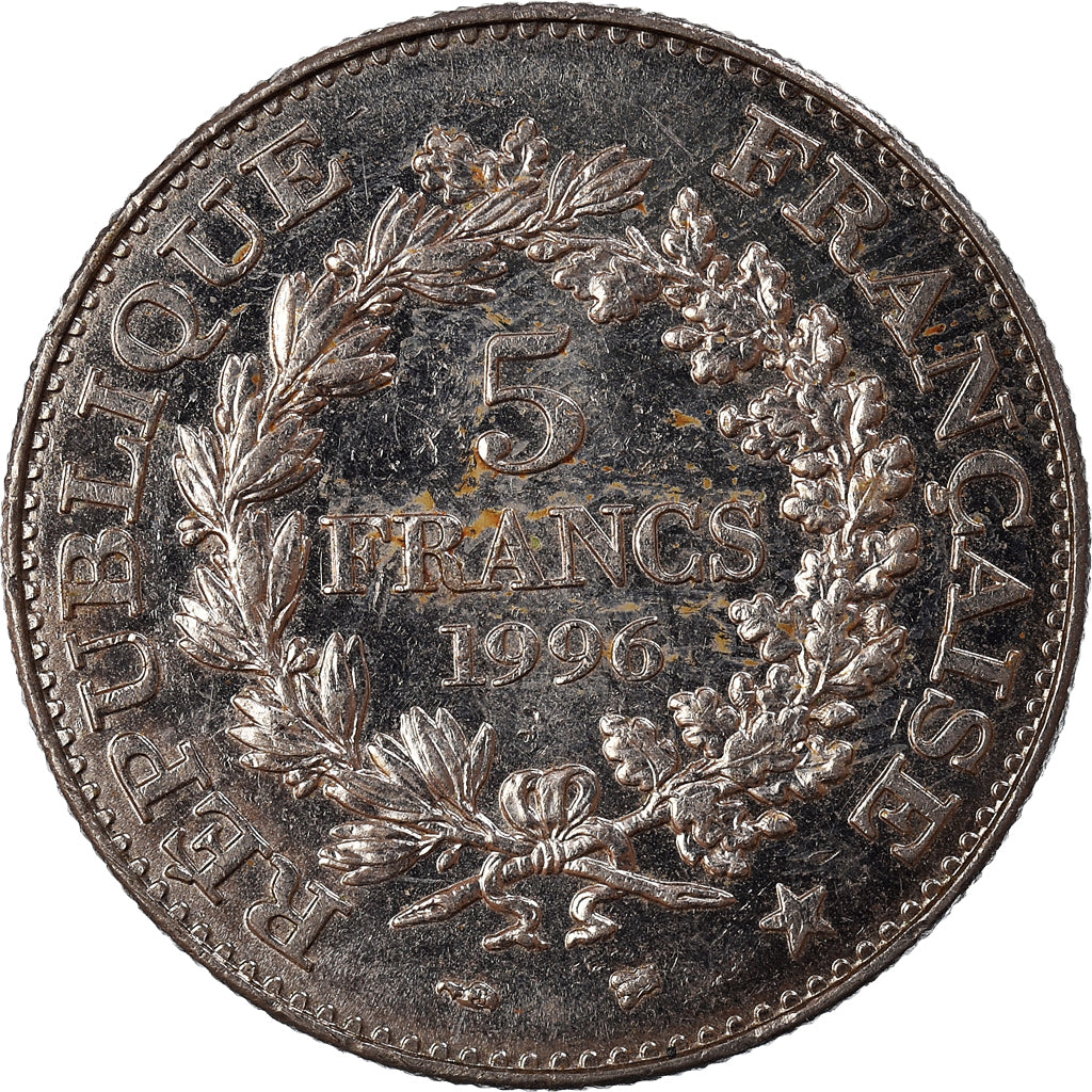 Moneda, Francia, 5 Francs, 1996