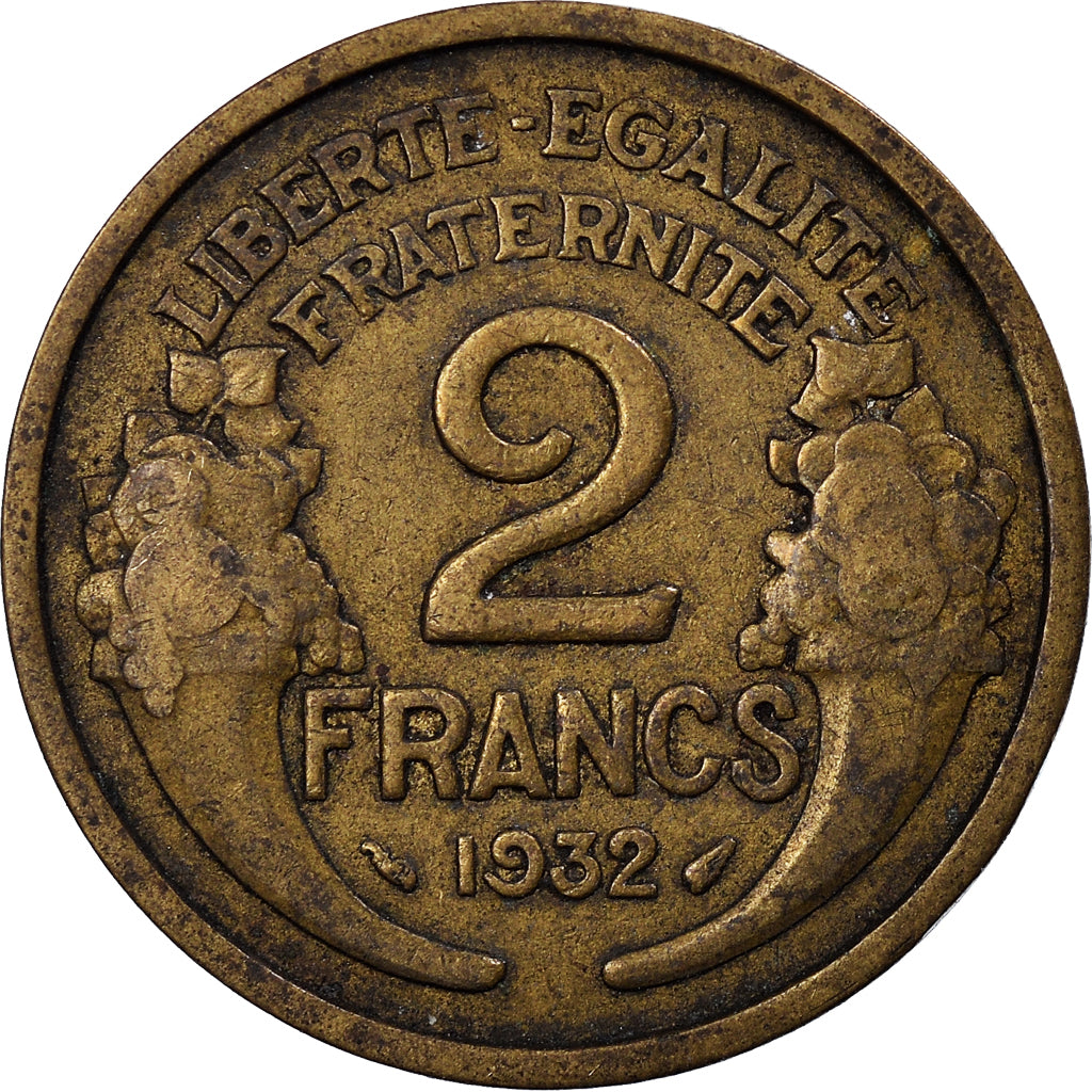 Moneta, Francia, 2 Francs, 1932