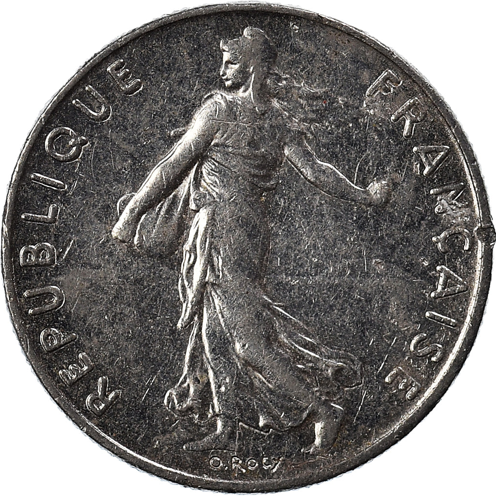Coin, France, 1/2 Franc, 1996