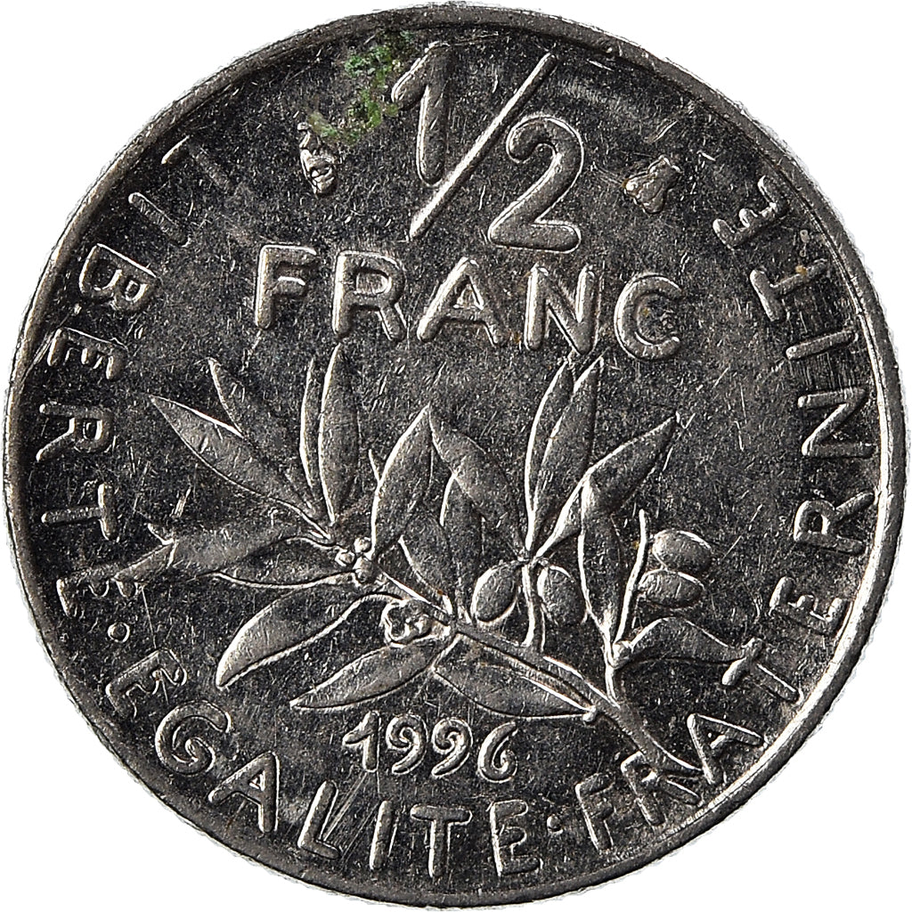 Coin, France, 1/2 Franc, 1996