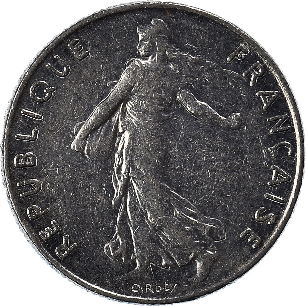 Coin, France, 1/2 Franc, 1983