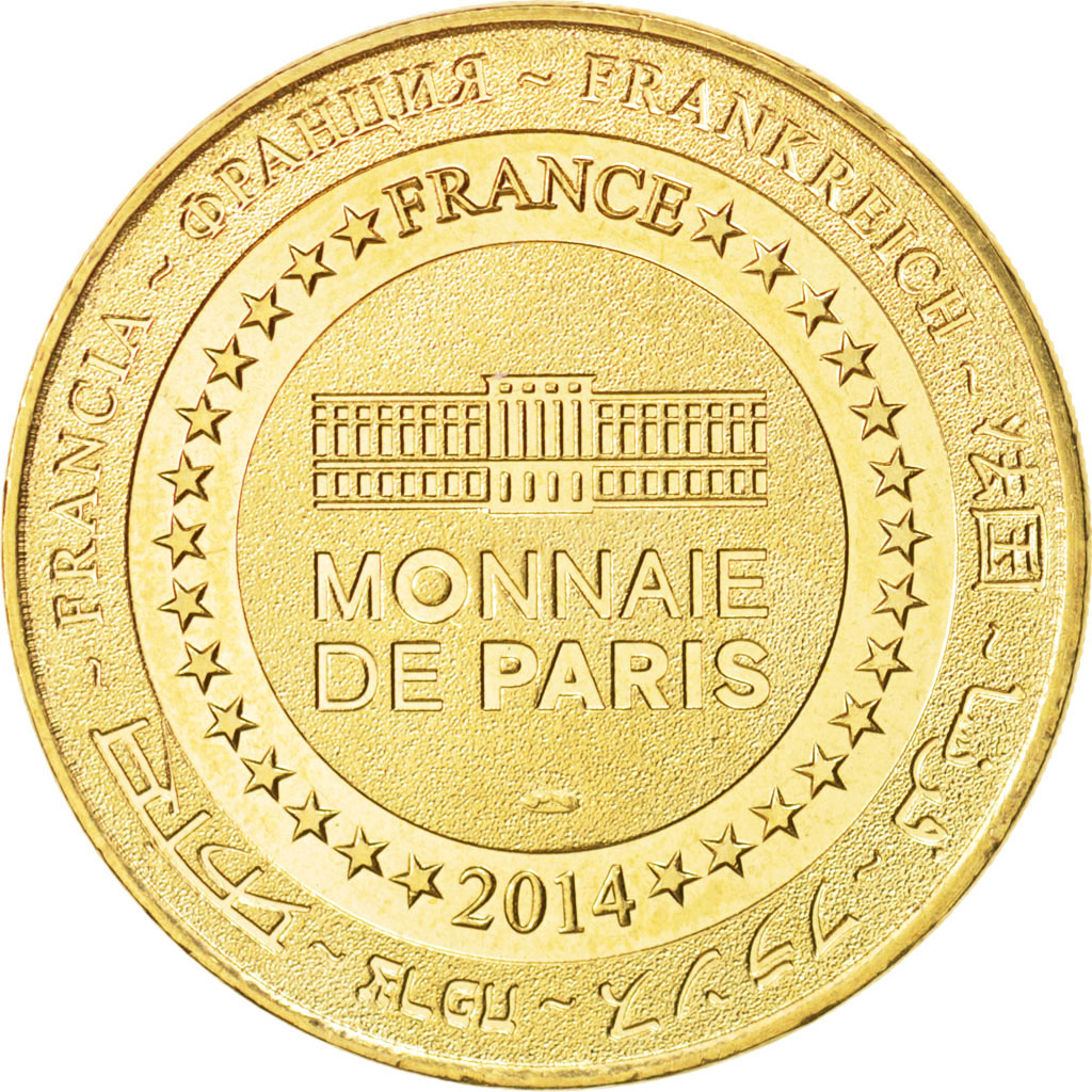 Francia, Token, Tourist Token, 01/ Parc des Oiseaux, Villars-les-Dombes, 2014
