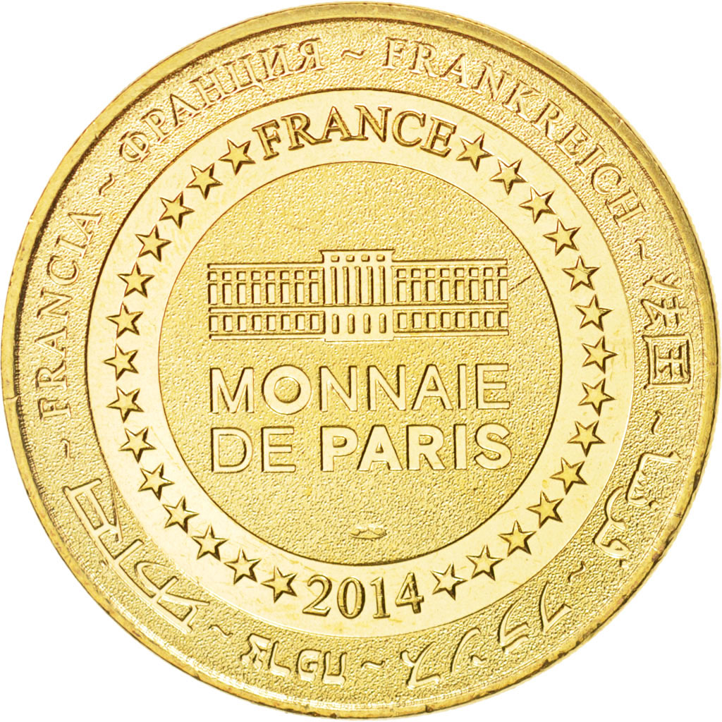France, Jeton, Tourist Token, 01/ Parc des Oiseaux, Villars-les-Dombes, 2014