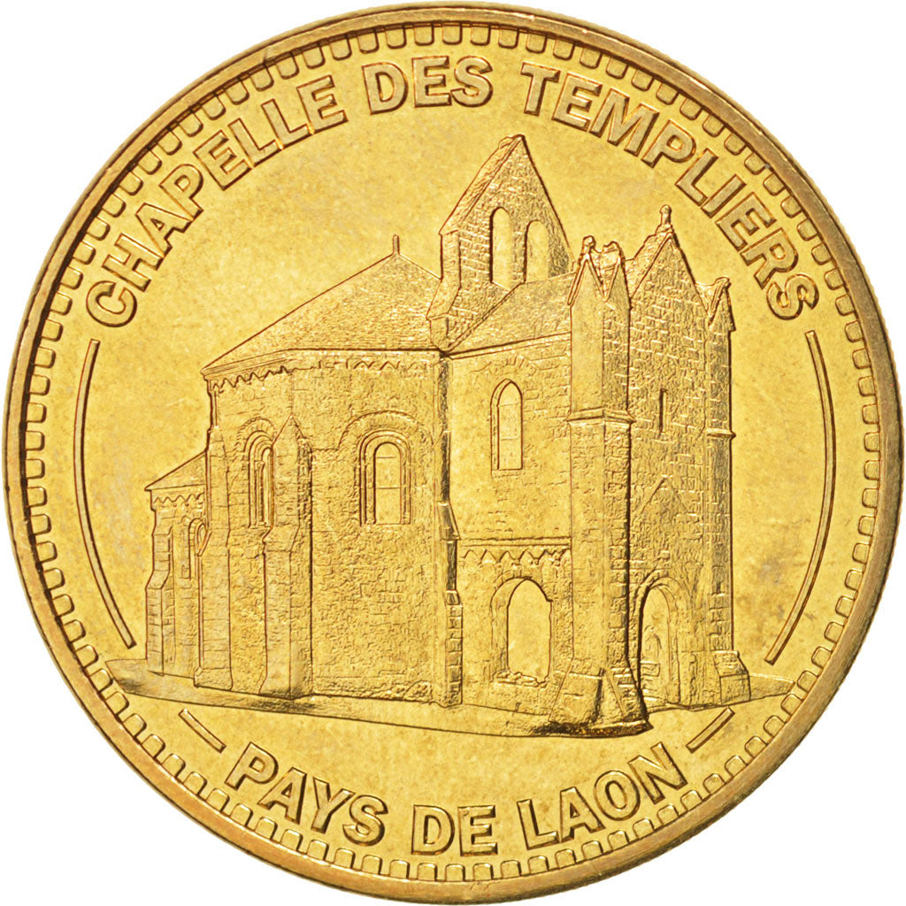 France, Token, Tourist Token, 02/ Chapelle des Templiers, Laon, 2013, Monnaie de