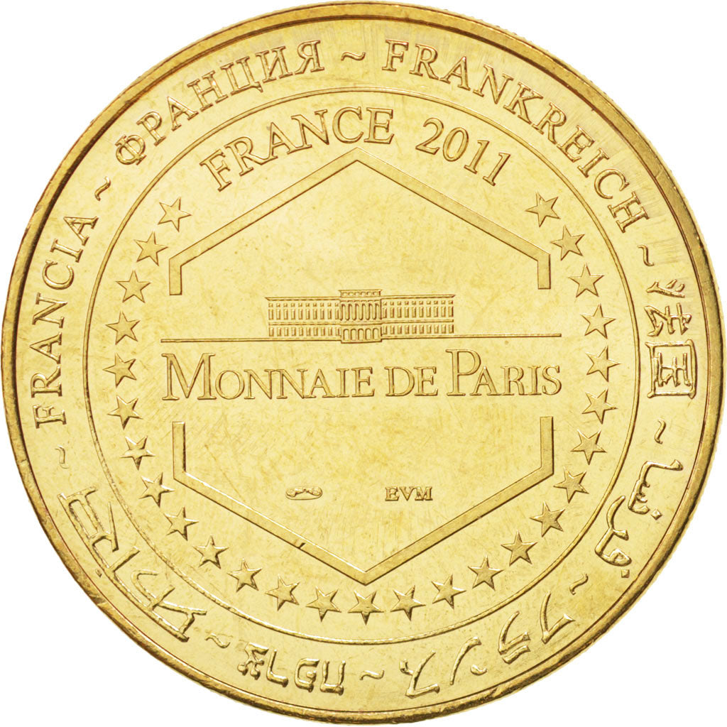 Francia, Token, Tourist Token, 02/ Quentin de La Tour, Saint-Quentin, 2011