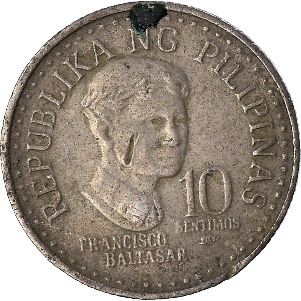 Munten, Fillipijnen, 10 Sentimos, 1982