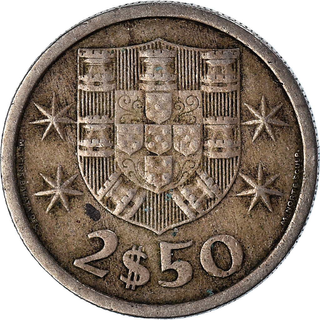 Moneda, Portugal, 2-1/2 Escudos, 1969
