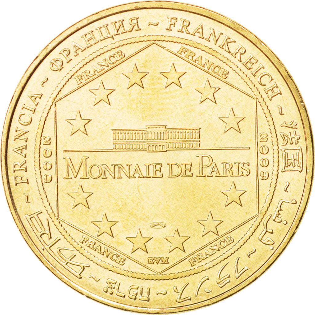 Francja, Token, Żeton turystyczny, 03/ Prieuré de Souvigny, 2009, Monnaie de