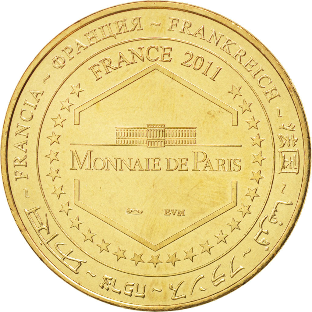 Frankreich, Token, Tourist Token, 04/ Abbaye Notre-Dame de Ganagobie, 2011