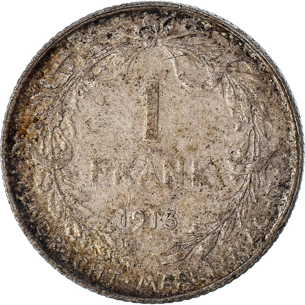 Moeda, Bélgica, Franc, 1913