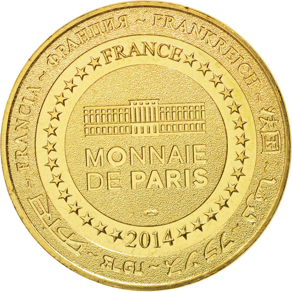 France, Token, Tourist Token, 04/ Musée et Jardins - Salagon - La frise, 2014
