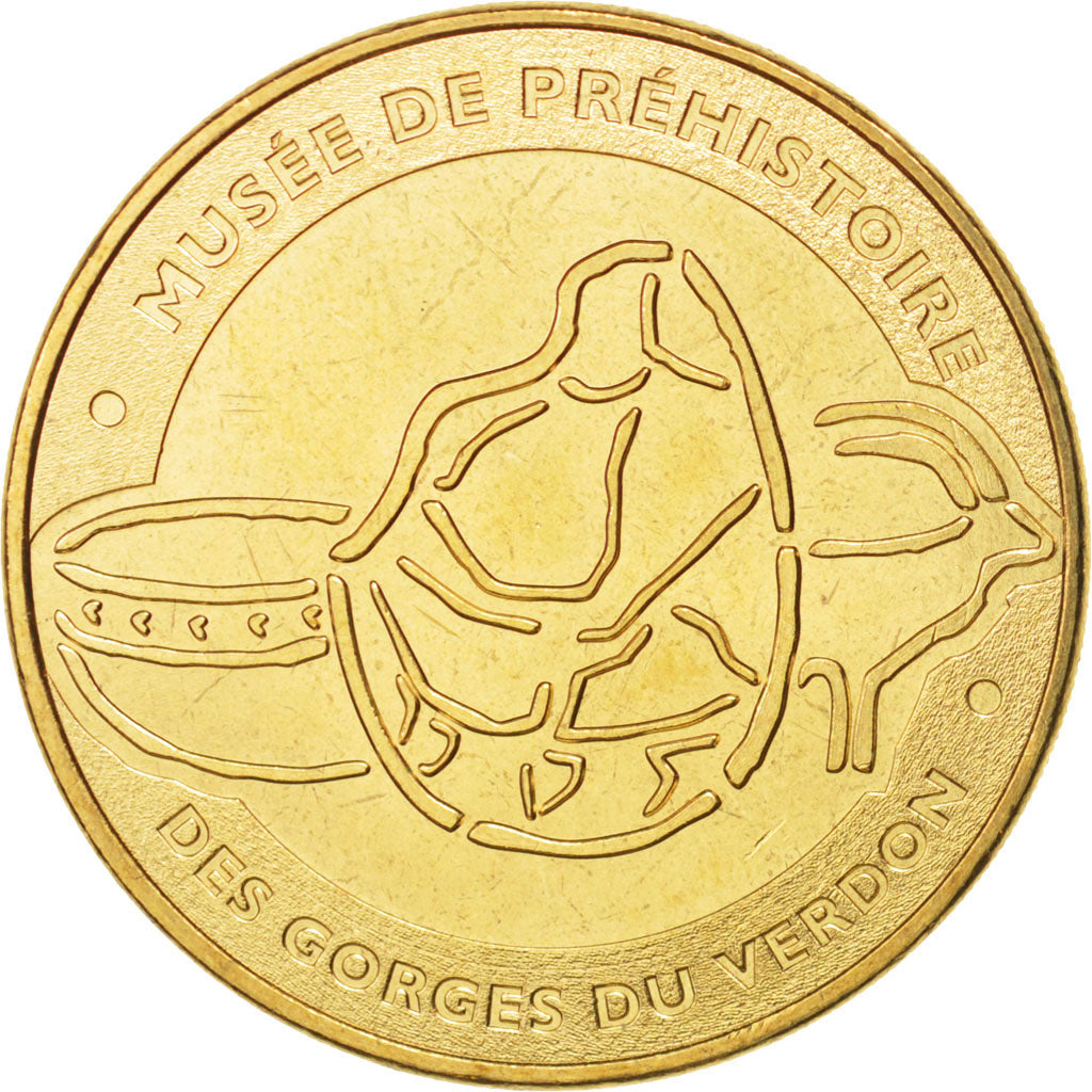 France, Token, Tourist Token, 04/ Musée de Préhistoire - Quinson, 2013