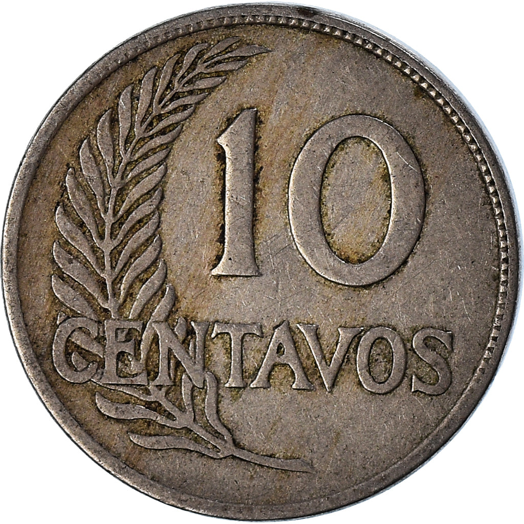Moneda, Perú, 10 Centavos, 1921