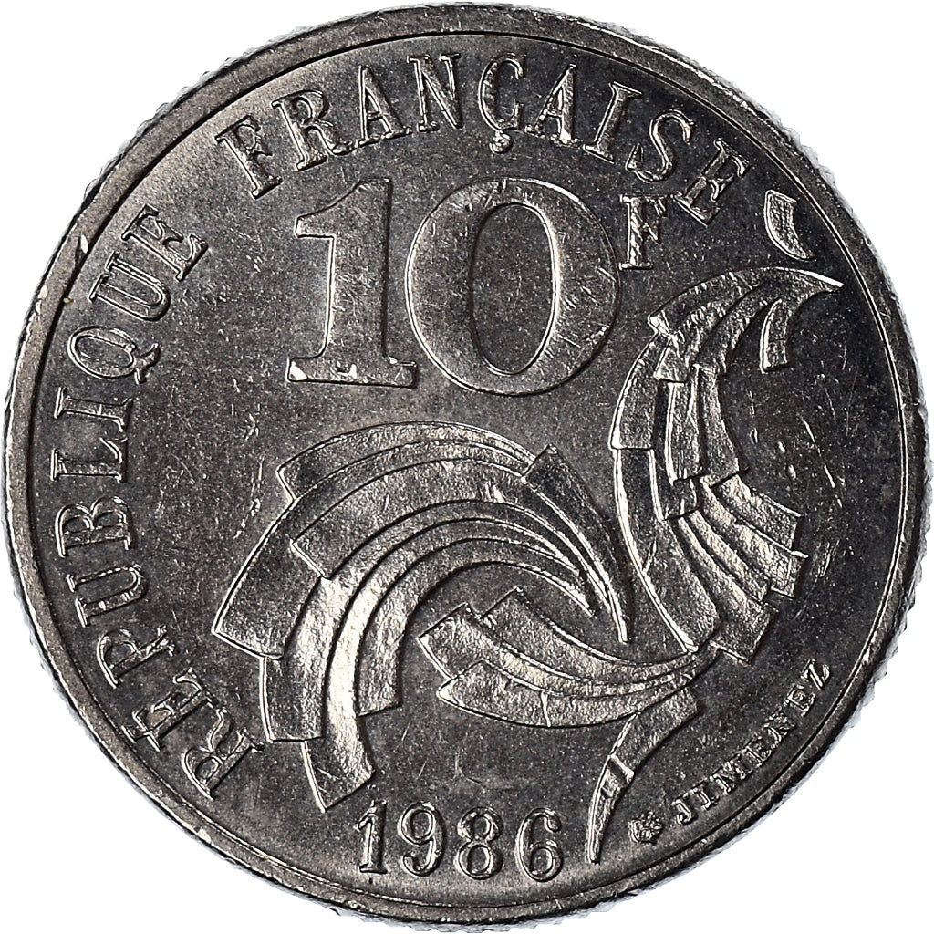 Münze, Frankreich, 10 Francs, 1986