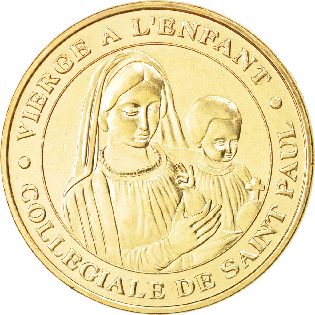 France, Token, Tourist Token, 06/ Vierge à l'enfant - Saint-Paul de Vence