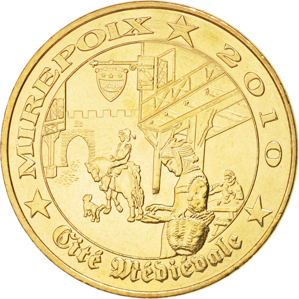 France, Token, Tourist Token, 09/ Mirepoix - Cité Médiévale, 2010, Monnaie de