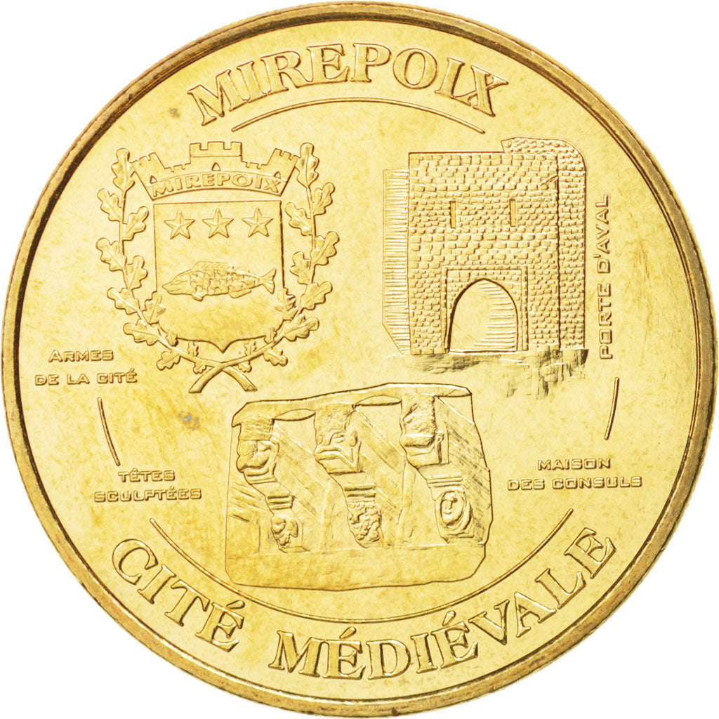 France, Token, Tourist Token, 09/ Mirepoix - Cité Médiévale, 2012, Monnaie de