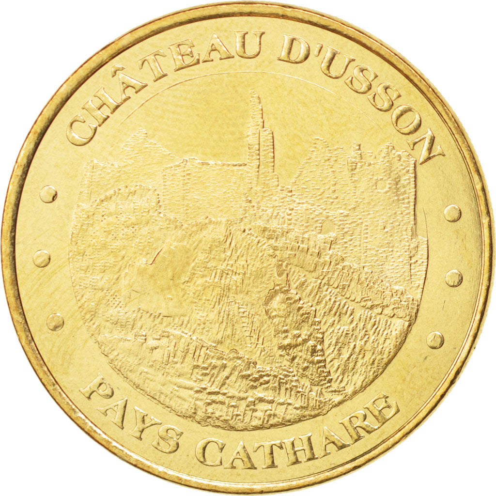 Frankreich, Token, Tourist Token, 09/ Château d'Usson, 2010, Monnaie de Paris