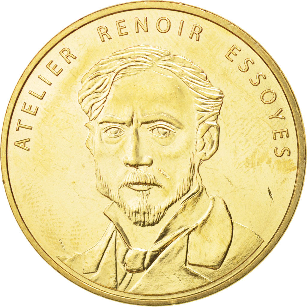 France, Token, Tourist Token, 10/ Atelier Renoir - Essoyes, 2008, Monnaie de
