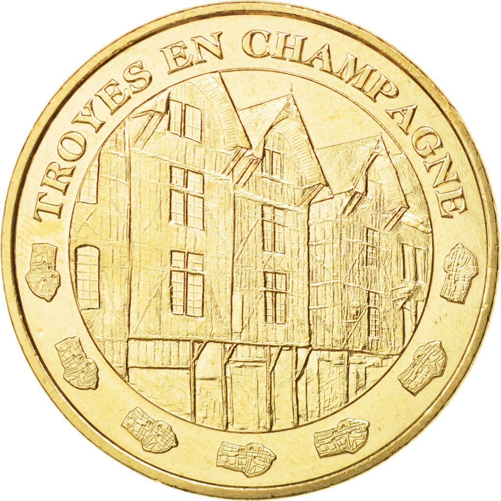 France, Token, Tourist Token, 10/ Troyes-en-Champagne, 2011, Monnaie de Paris