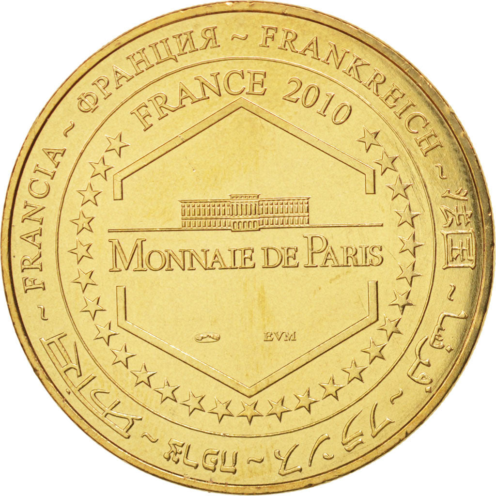 France, Token, Tourist Token, 11/ Abbaye d'Alet, 2010, Monnaie de Paris, MS(63)