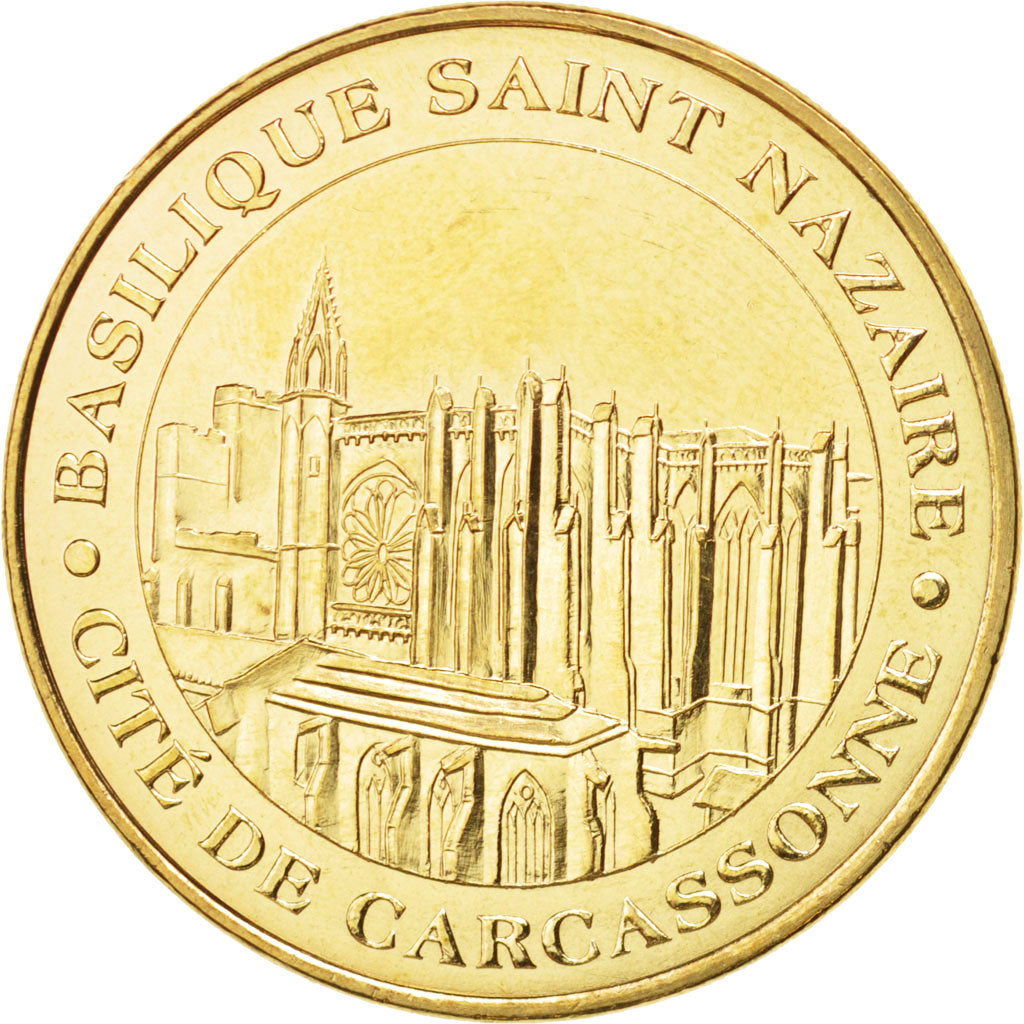 France, Token, Tourist Token, 11/ Basilique Saint-Nazaire - Carcassonne, 2011