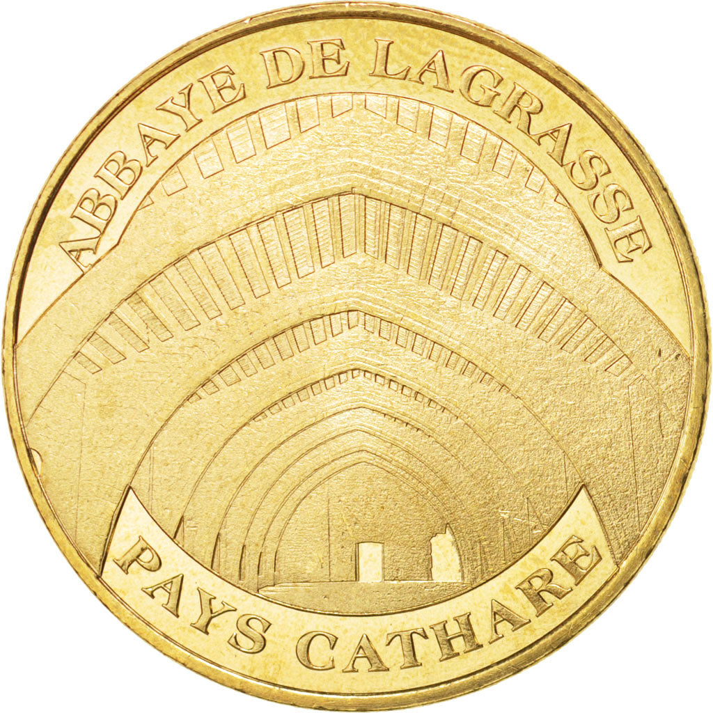 France, Token, Tourist Token, 11/ Abbaye de Lagrasse, 2012, Monnaie de Paris