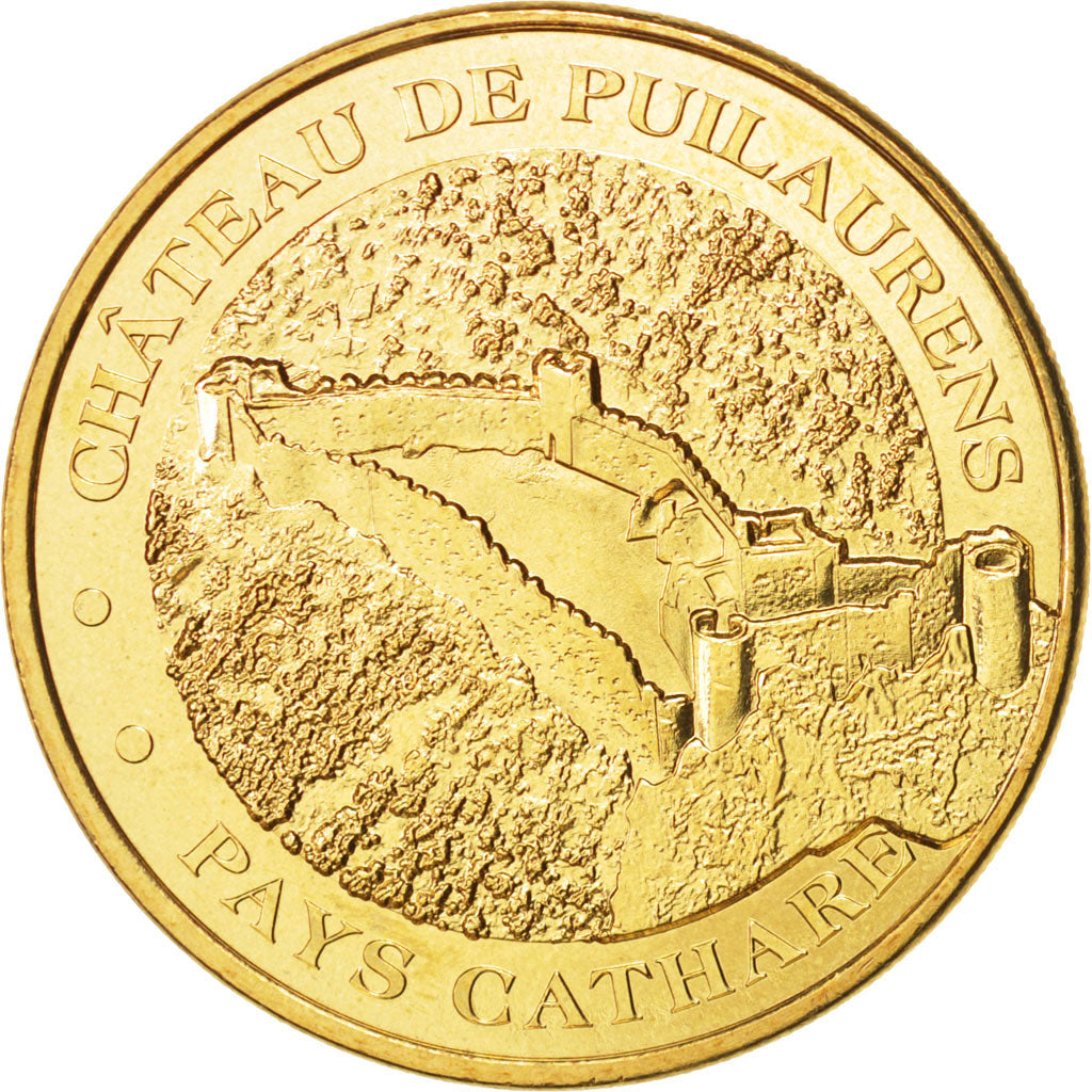 France, Token, Tourist Token, 11/ Château de Puilaurens, 2013, Monnaie de