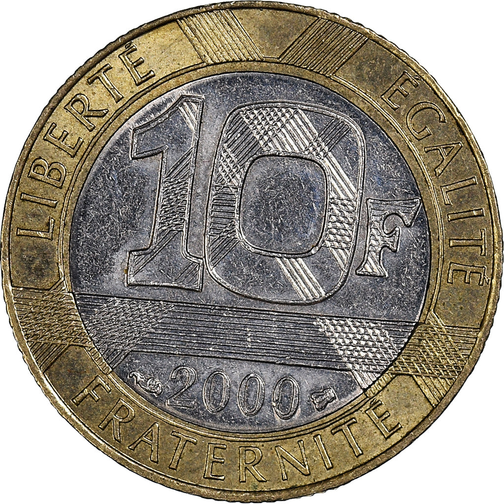 Moneta, Francja, 10 Francs, 2000
