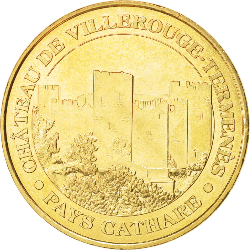 France, Token, Tourist Token, 11/ Château de Villerouge-Termenès, 2012