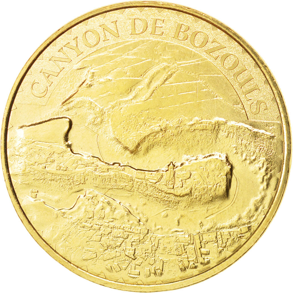 France, Token, Tourist Token, 12/ Canyon de Bozouls, 2014, Monnaie de Paris