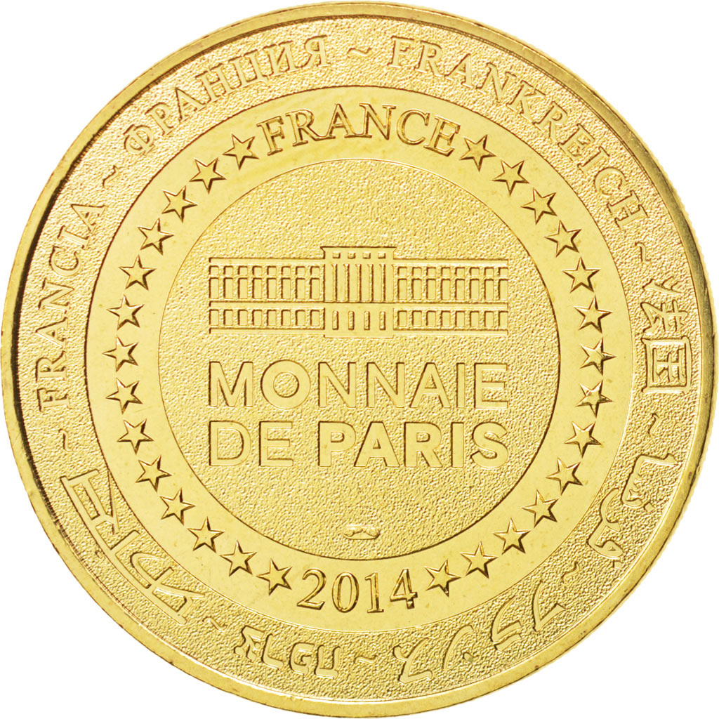 France, Token, Tourist Token, 12/ Canyon de Bozouls, 2014, Monnaie de Paris