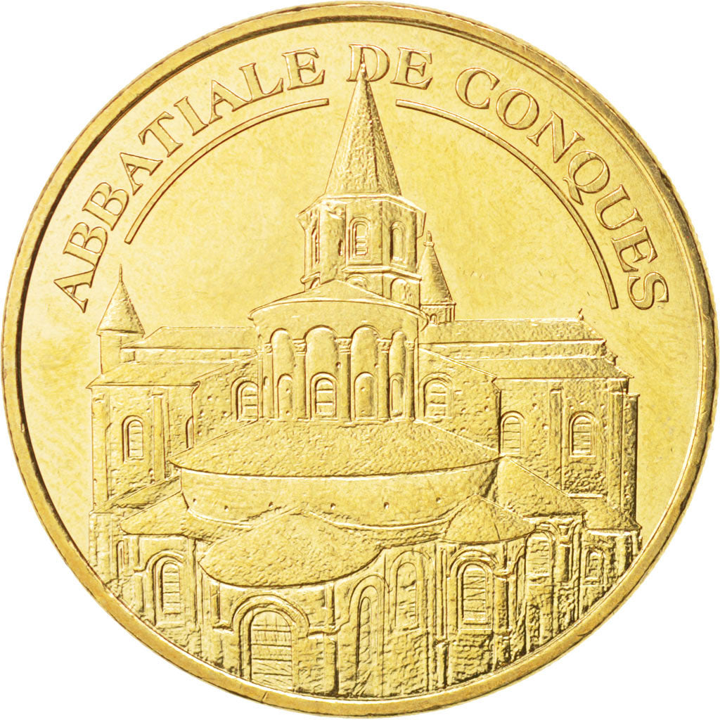 France, Token, Tourist Token, 12/ Abbatiale de Conques, 2012, Monnaie de Paris